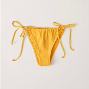 ABERCROMBIE & FITCH WOMEN’S CHEEKY CINCHED BIKINI BOTTOM